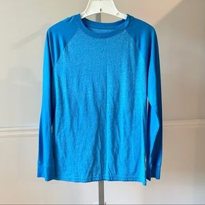BOYS XL 16 LONG SLEEVE T SHIRT BLUE CAT JACK NWOT